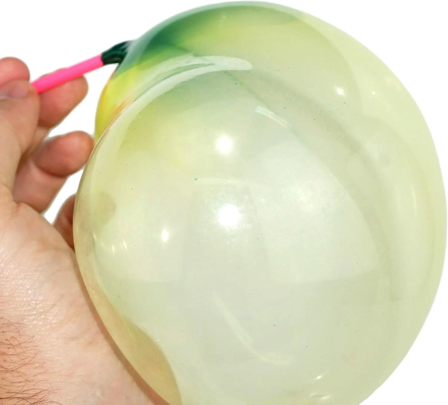 JA-RU Bloonies Magic Plastic Bubbles Variety Pack (96 Tubes in 12 Packs)| Kids Super Elastic Bubble Balloons | Blow Up Balloons with Straw | Bubble Tube Fidget Toy. Plus 1 Bouncy Ball 774-12p