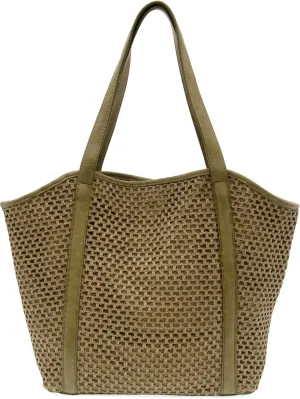 Joy Susan Women's Fashion Purse Haven Open Weave Tote Handbag
