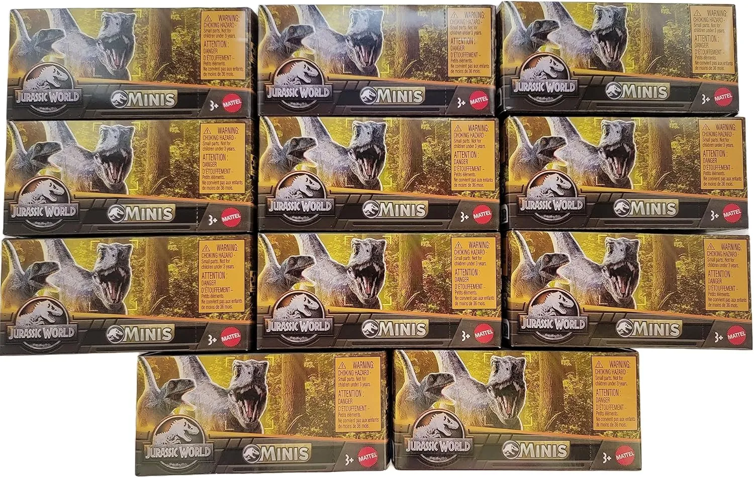 Jurassic World Minis Dinosaurs GWP38-956D Release Complete Set of 11 Dino Surprise Packs