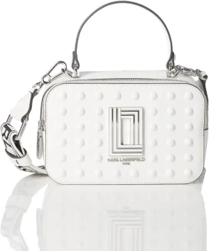 Karl Lagerfeld Paris Simone Studded Camera Crossbody