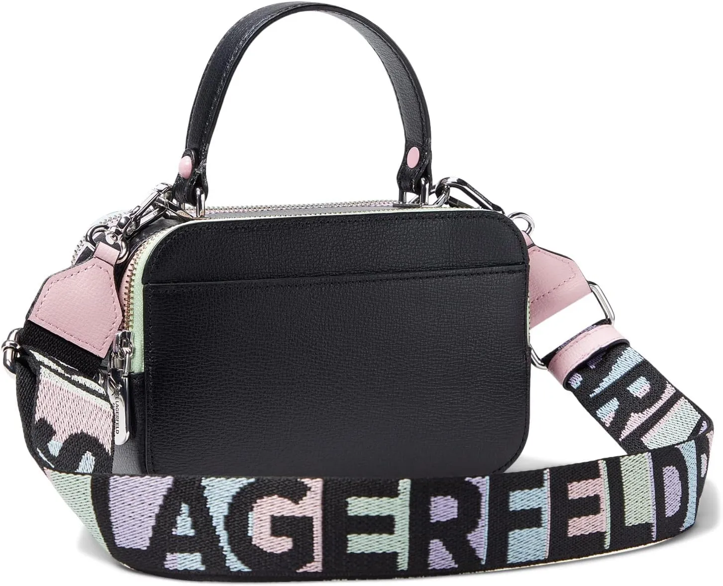 Karl Lagerfeld Paris Simone Studded Camera Crossbody