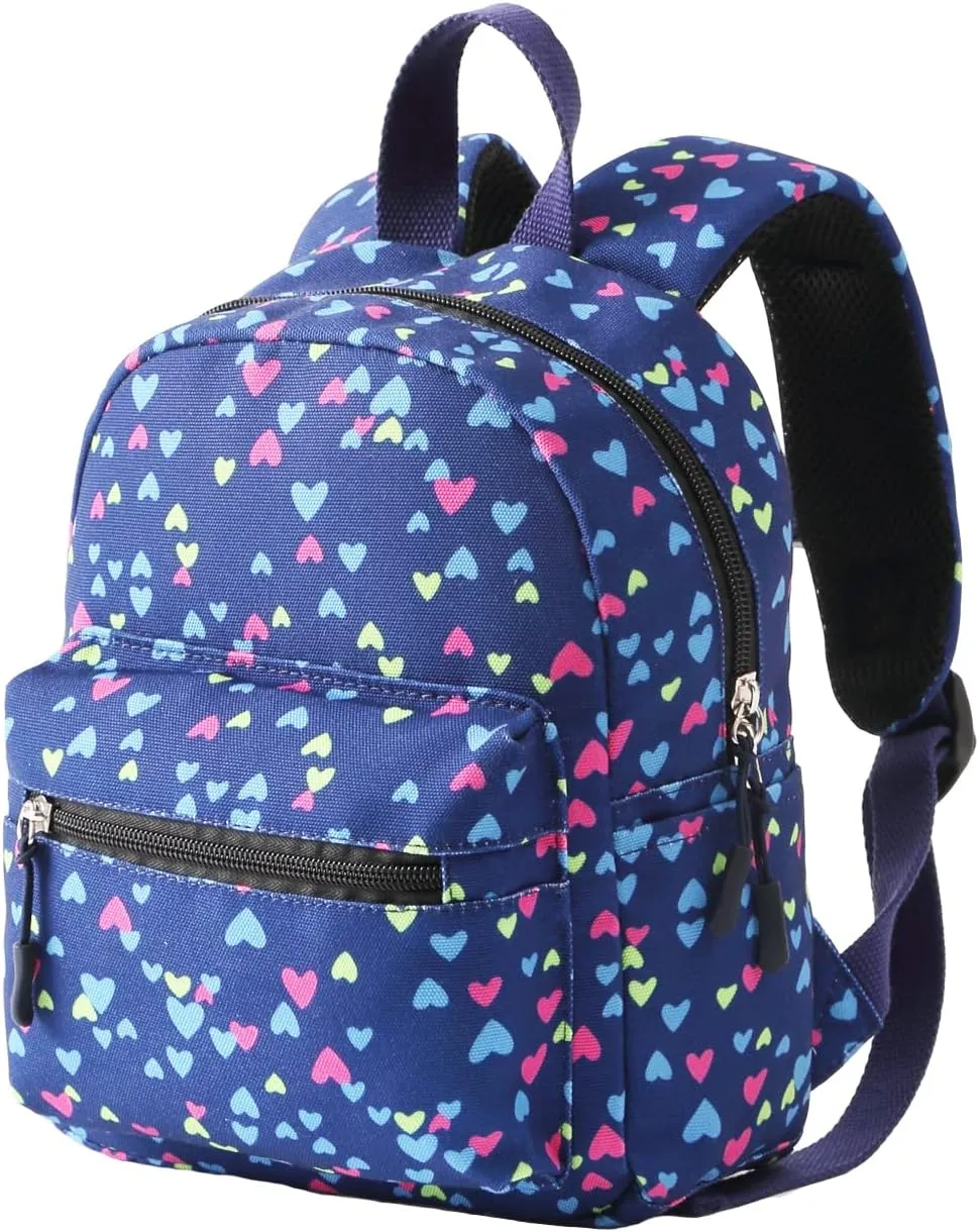 Kids Small Backpack for Toddler Girls and Boys Baby Child Mini School Bags Nursery Preschool Backpacks with Chest Strap (Sweet Blue)