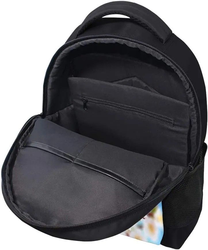 Kuizee Classic Backpack Schoolbag Adjustable Padded Shoulder Straps Daypack Blue Bird Titmouse Easter Holiday Sunny Day Casual Bags Durable College Daily 16Inch
