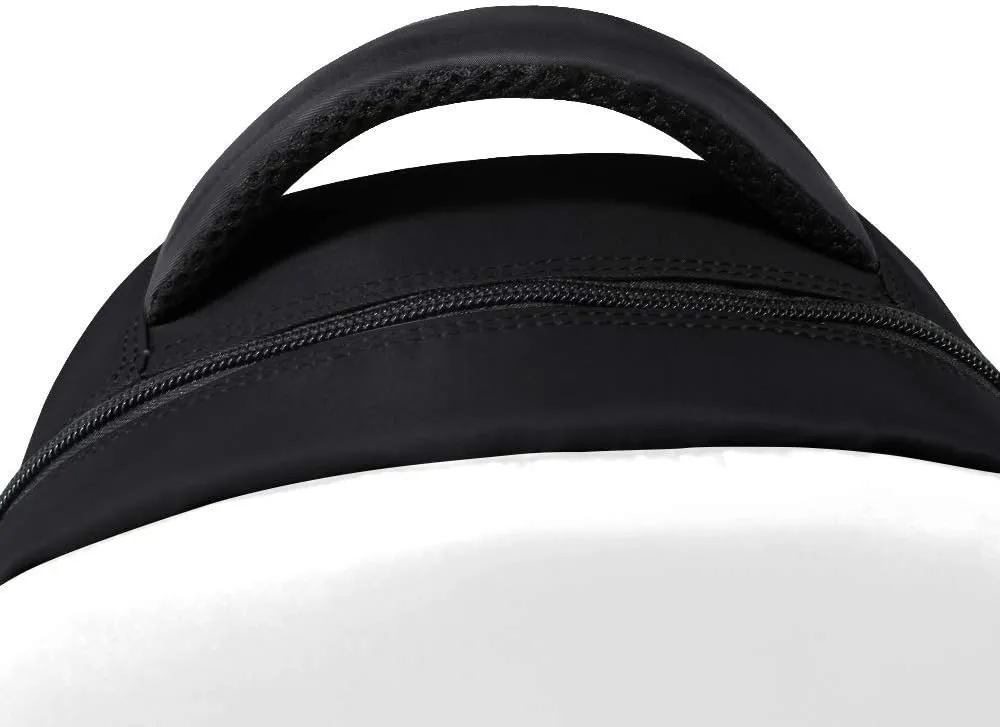 Kuizee Classic Backpack Schoolbag Adjustable Padded Shoulder Straps Daypack ﻿Silhouette Witch Girl Hat With Crescent Moon Stars Black Casual Bags Durable College Daily 16Inch