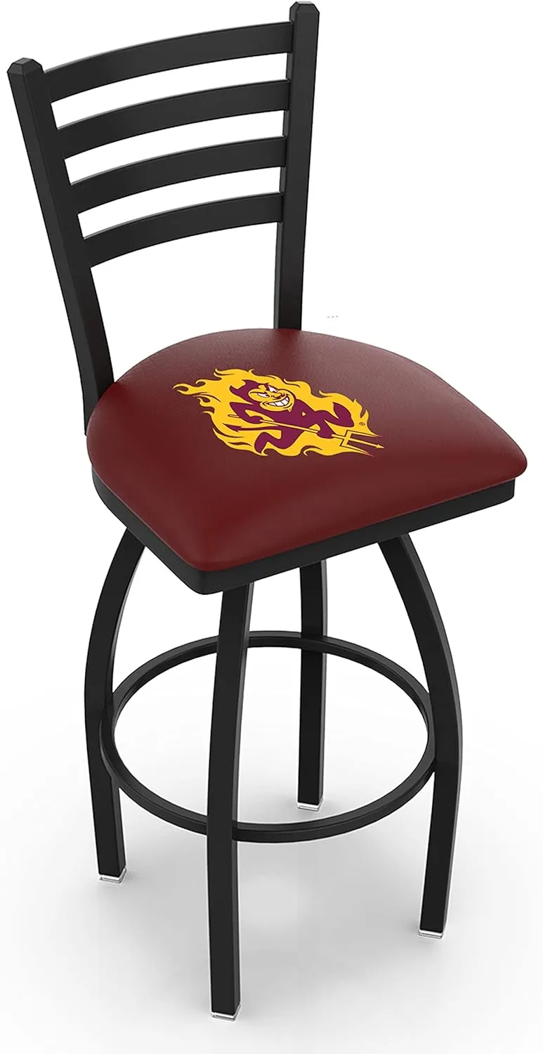 L014 Arizona State (Sparky) 25" Swivel Counter Stool with Black Wrinkle Finish