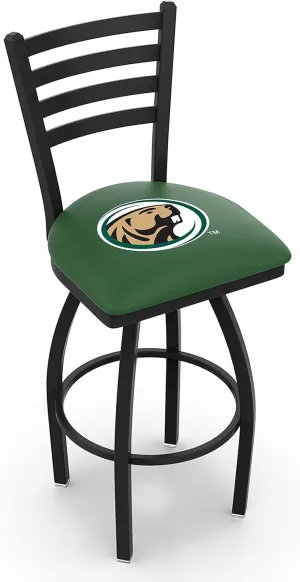 L014 Bemidji State 30" Swivel Bar Stool with Black Wrinkle Finish