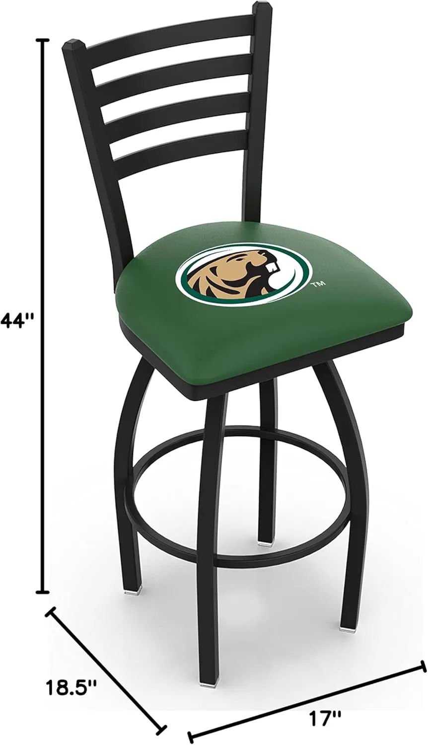 L014 Bemidji State 30" Swivel Bar Stool with Black Wrinkle Finish