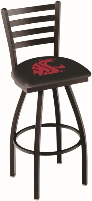 L014 Washington State 25" Swivel Counter Stool with Black Wrinkle Finish