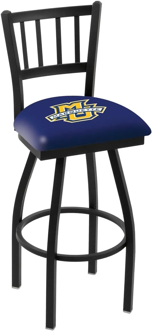 L018 Marquette 36" Swivel Bar Stool with Black Wrinkle Finish