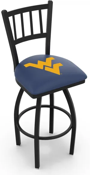 L018 West Virginia 30" Swivel Bar Stool with Black Wrinkle Finish