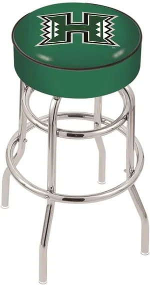 L7C1 Hawaii 30" Double-Ring Swivel Bar Stool with Chrome Finish