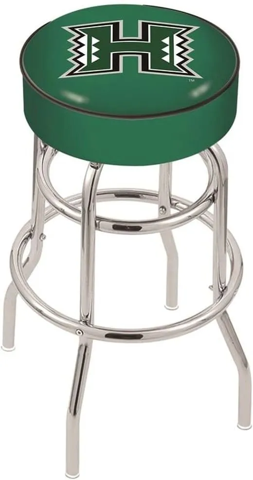 L7C1 Hawaii 30" Double-Ring Swivel Bar Stool with Chrome Finish