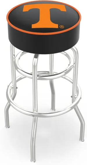 L7C1 Tennessee 25" Double-Ring Swivel Counter Stool with Chrome Finish
