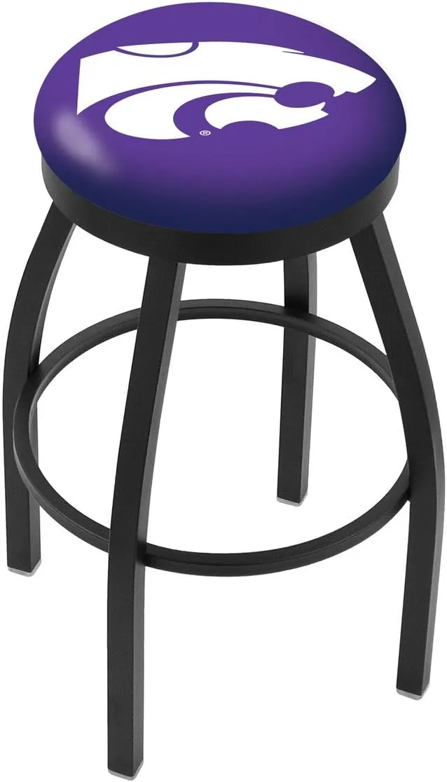 L8B2B Kansas State 30" Swivel Bar Stool with Black Wrinkle Finish