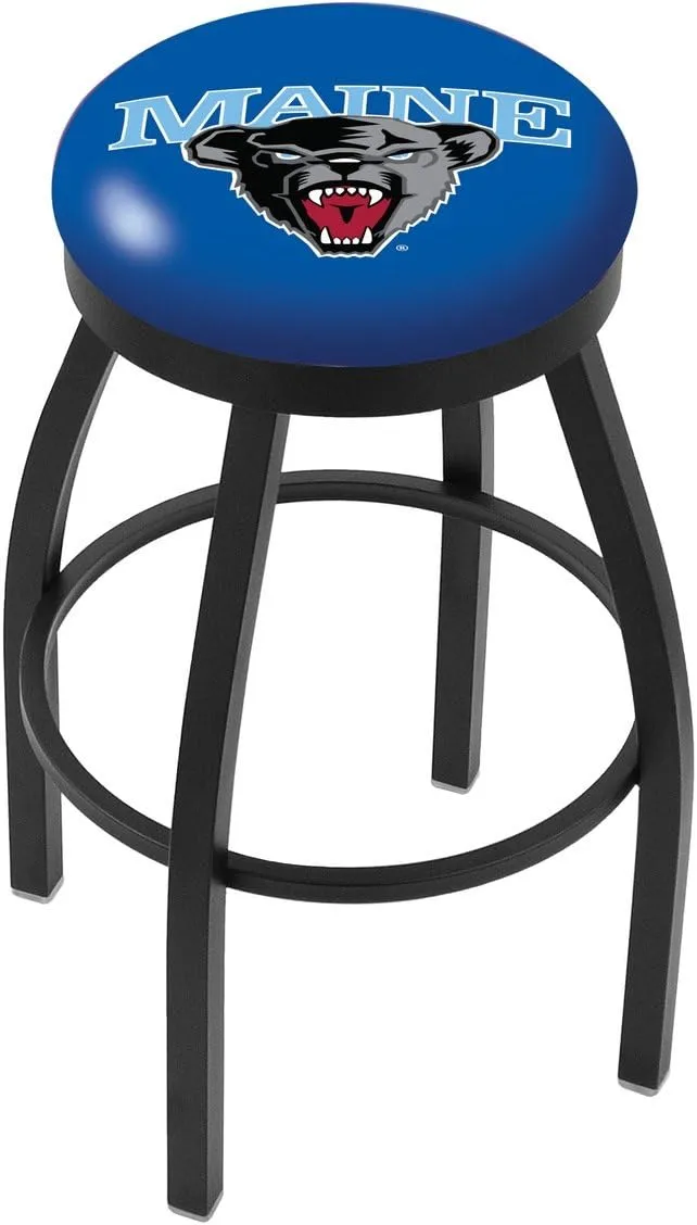 L8B2B Maine 30" Swivel Bar Stool with Black Wrinkle Finish