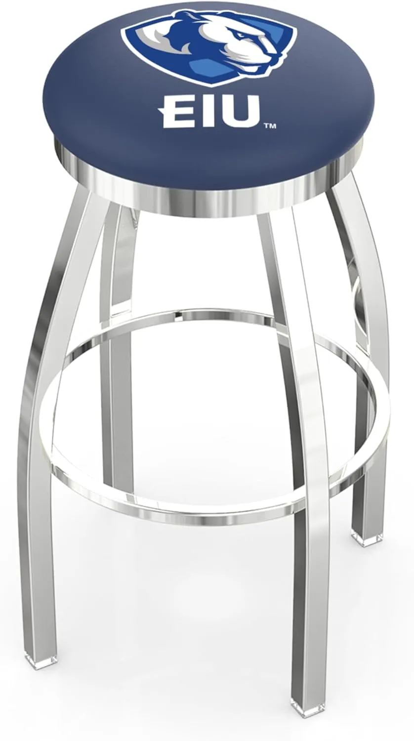 L8C2C Eastern Illinois 36" Swivel Bar Stool with Chrome Finish