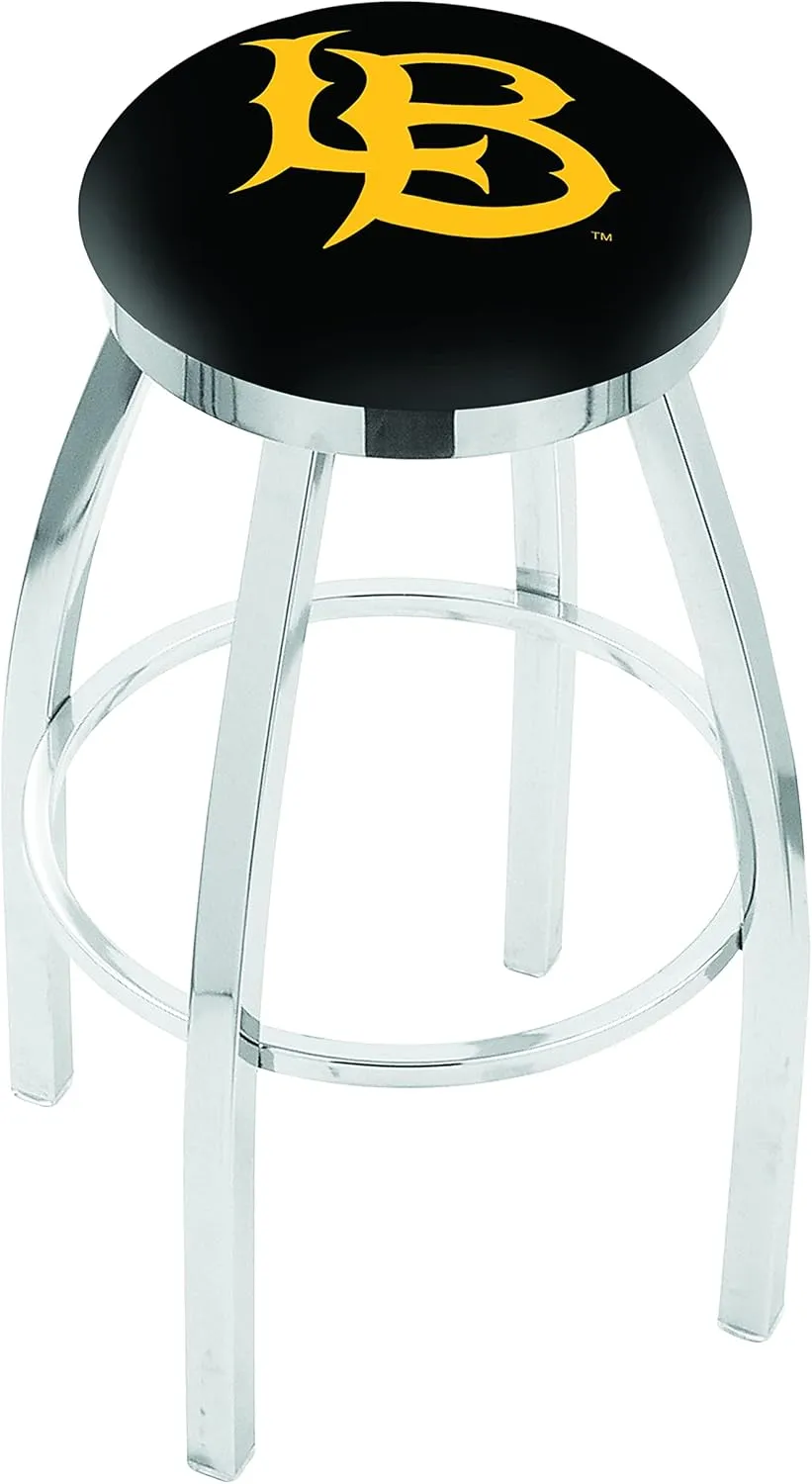 L8C2C Long Beach State University 36" Swivel Bar Stool with Chrome Finish