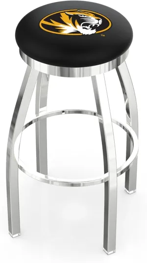 L8C2C Missouri 30" Swivel Bar Stool with Chrome Finish