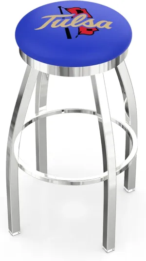 L8C2C Tulsa 30" Swivel Bar Stool with Chrome Finish