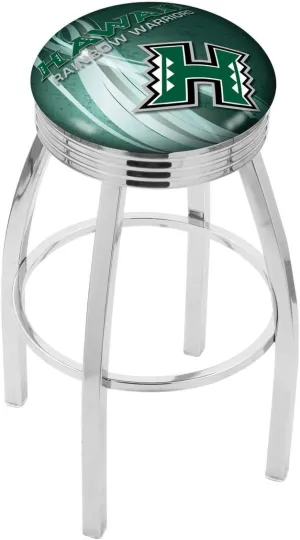 L8C3C Hawaii 30" Swivel Bar Stool with Chrome Finish