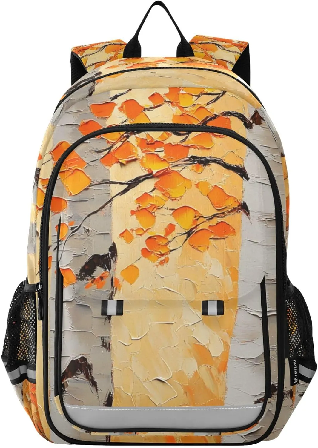 Laptop Backpack Purse Birch Tree Fall for Women Men Travel Daypack Casual Shoulder Bag Book Bag Cute Cool Funny Backpack with Compartment & Multiple Pockets