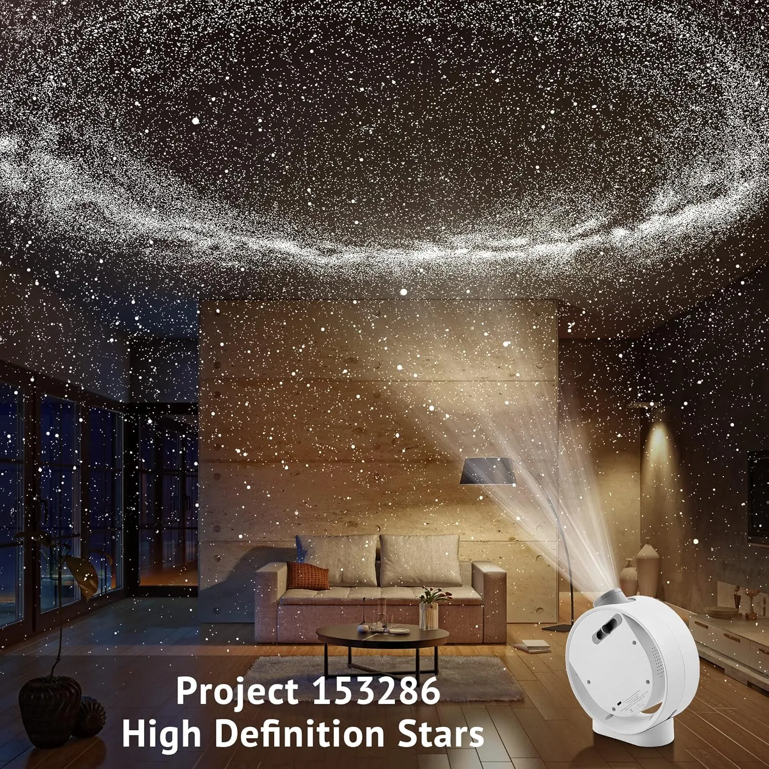 LaView Home Planetarium Star Projector, Ultra Clear Galaxy Projector with 130 ft² Projection Area, Auto-Off Timer, Remote Control, Night Light for Room Decor, 6K Discs, for Kids/Adult Gifts