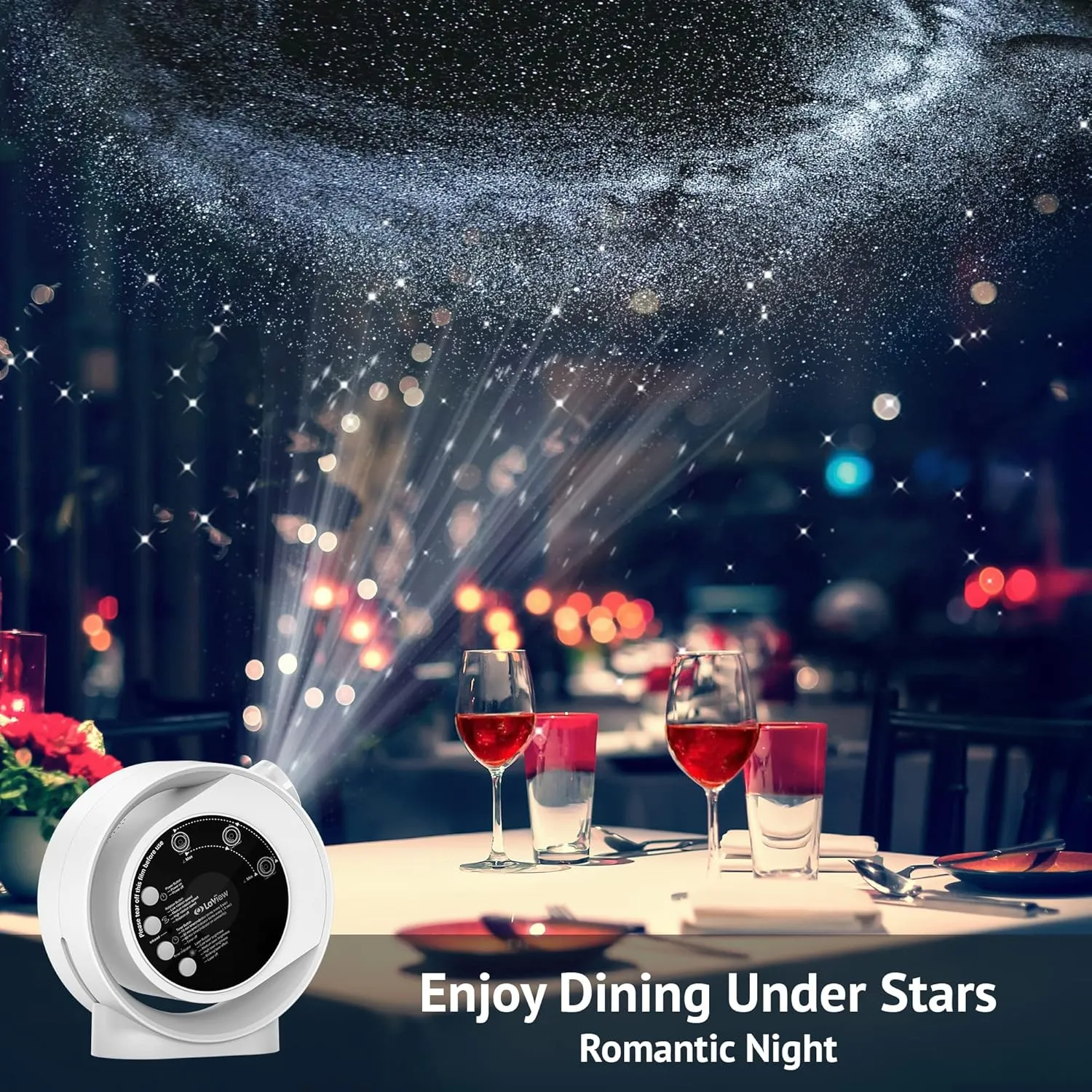 LaView Home Planetarium Star Projector, Ultra Clear Galaxy Projector with 130 ft² Projection Area, Auto-Off Timer, Remote Control, Night Light for Room Decor, 6K Discs, for Kids/Adult Gifts