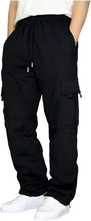LCMTWX Cargo Pants for Men Zipper Sports Men's Trousers Pants Trousers Casual Men's Pants Athletic Loose Fit