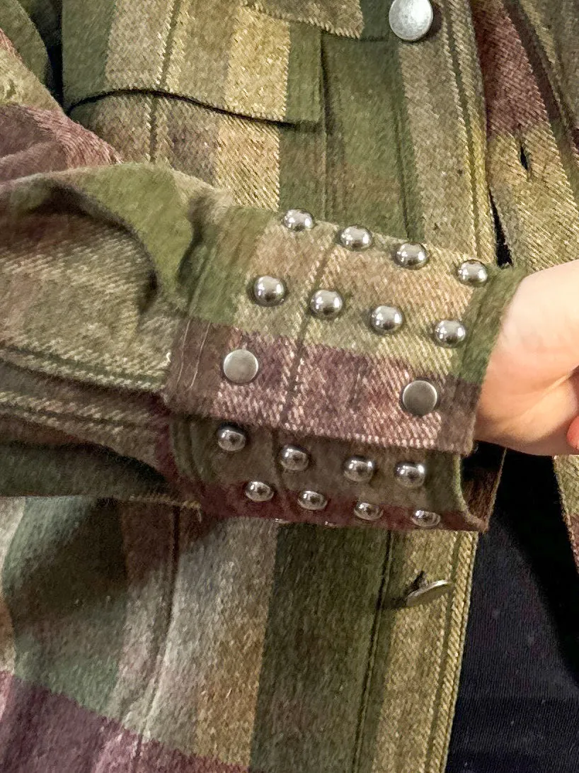 Leader of Packs Plaid Shacket - Olive