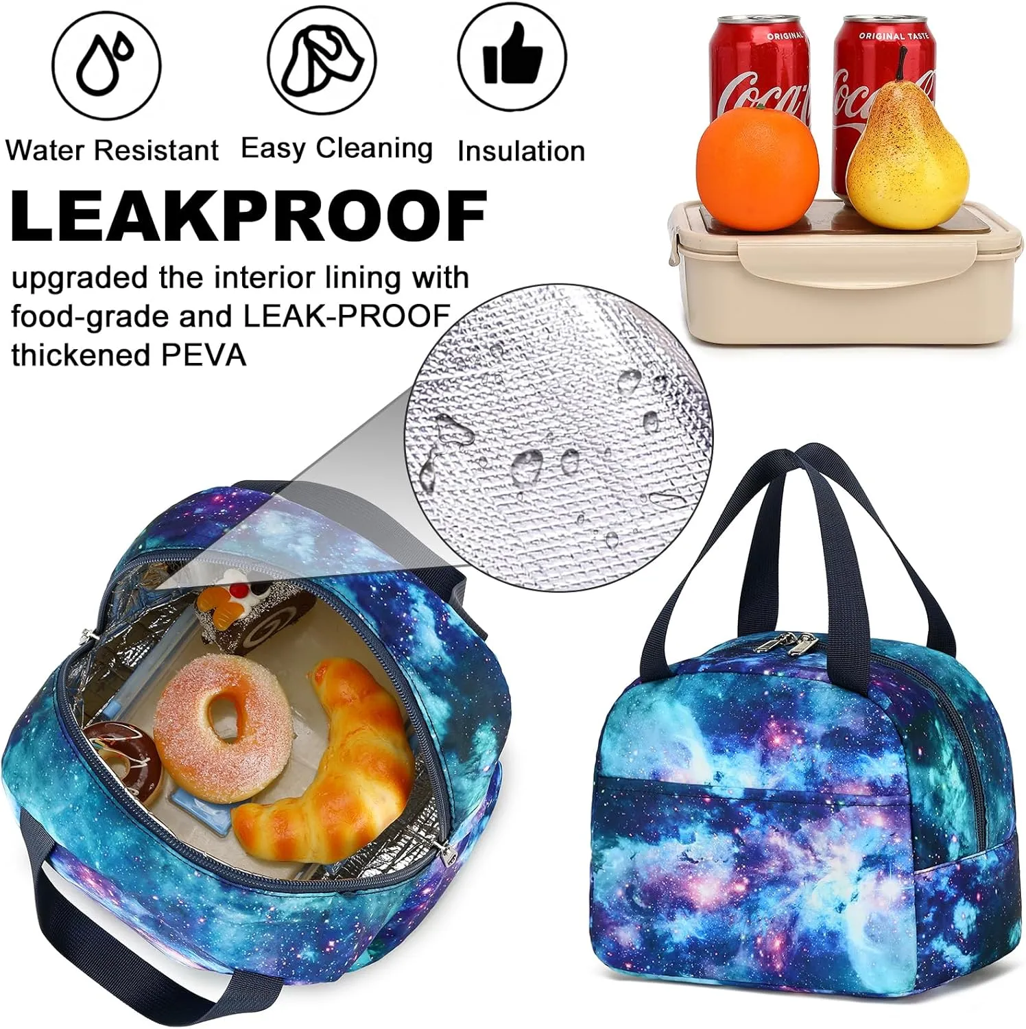 LEDAOU Backpack for Kids Boys School Bags Teen Bookbags Set School Backpack with Lunch Box and Pencil Case
