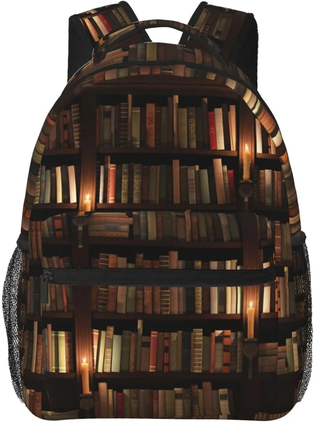 Library Book Backpack,Cute Bookbags Laptop Bag Shoulder Bags Travel Hiking Camping Daypack for Men Women