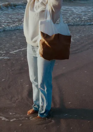Linen Market Tote Bag