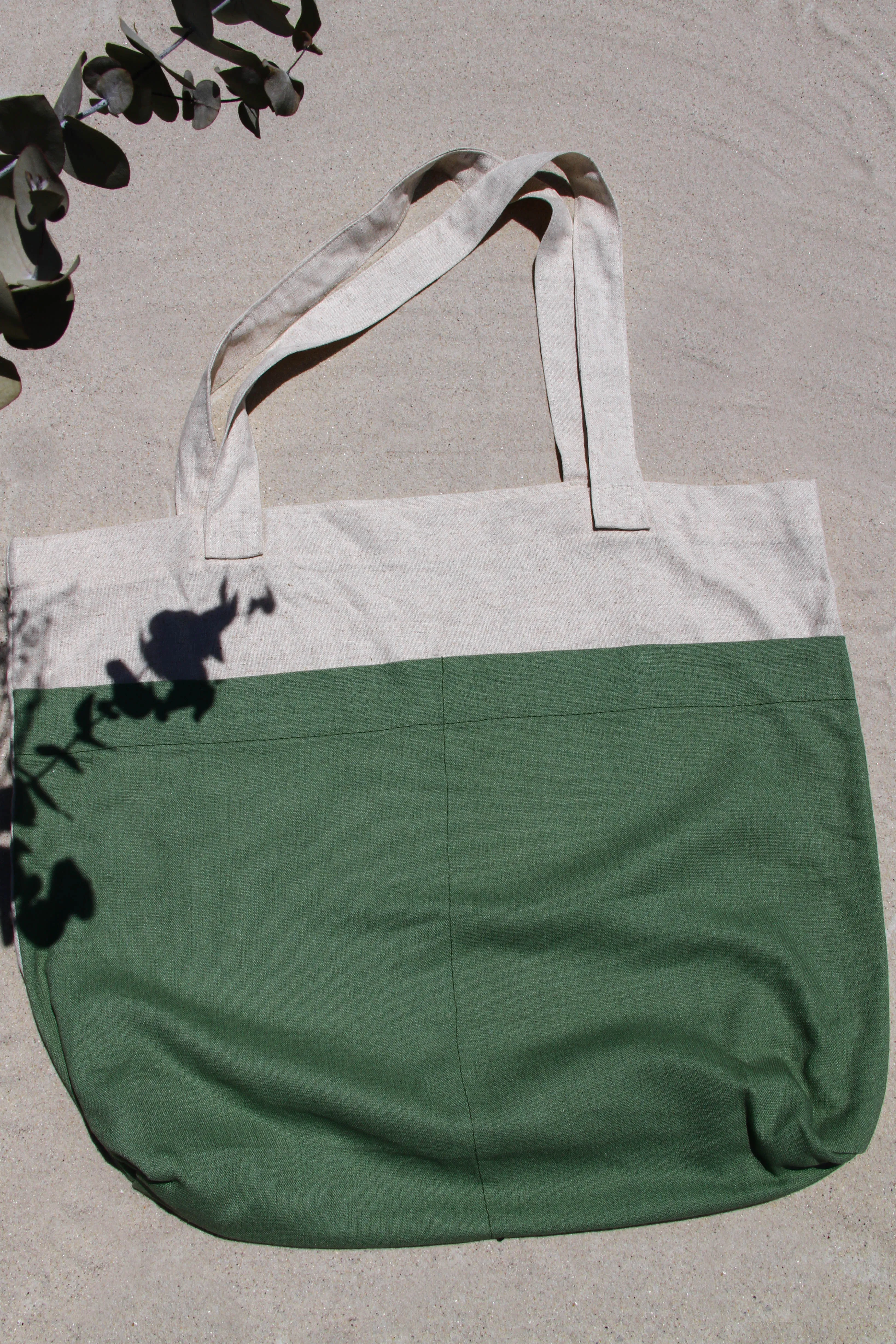 Linen Market Tote Bag