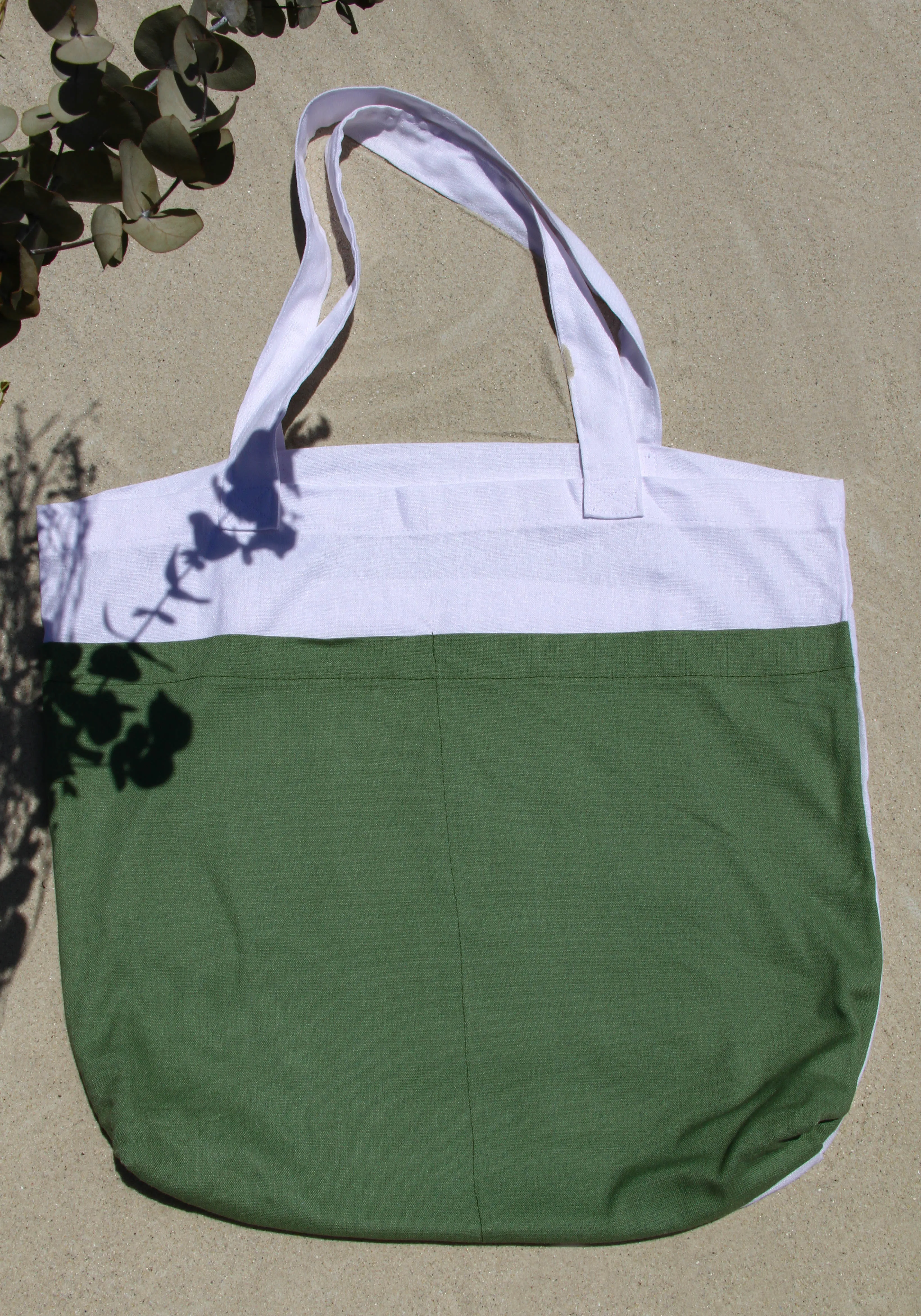 Linen Market Tote Bag