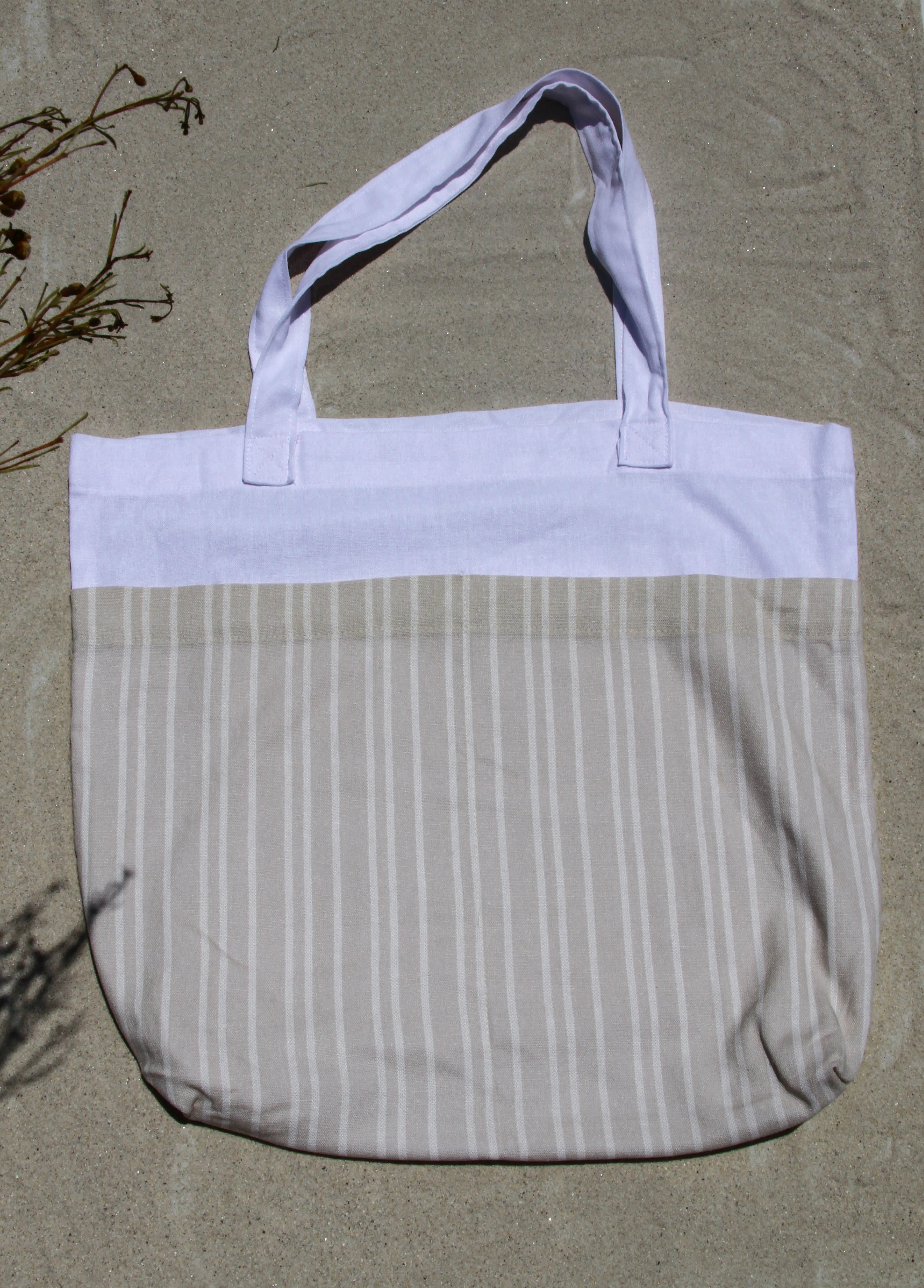 Linen Market Tote Bag