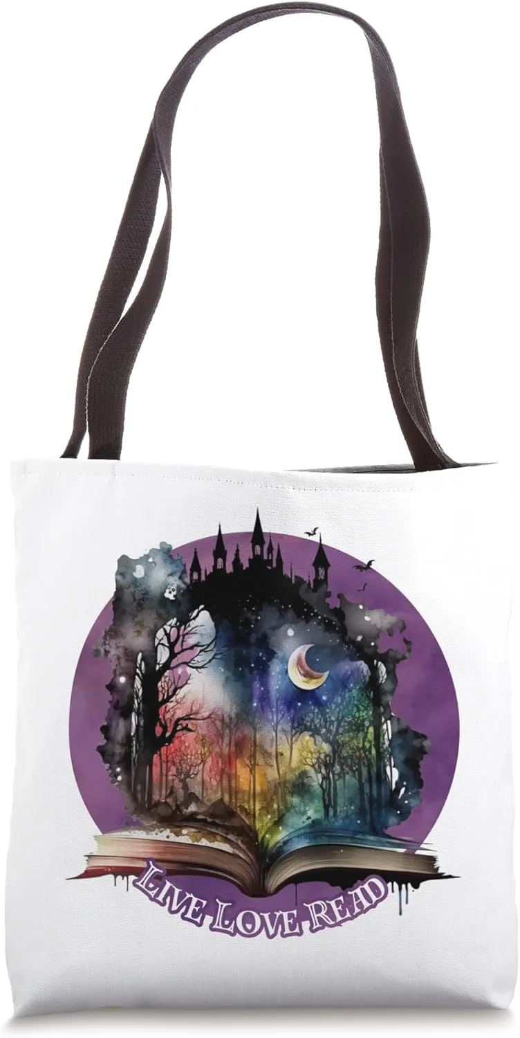 Live Love Read Fantasy Books High Fantasy Reader Bookish Tote Bag