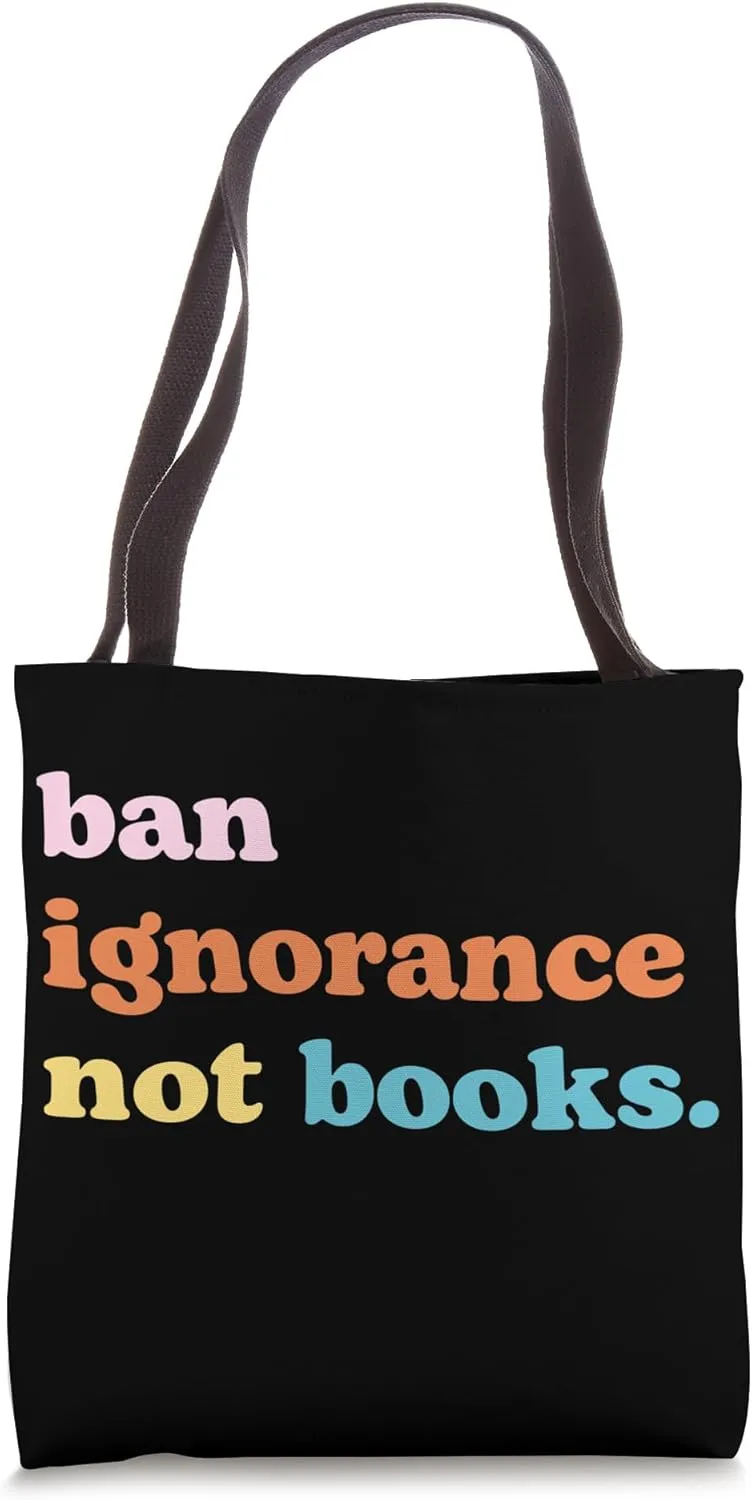 Lovers Read Banned Books Teacher Tote Bag