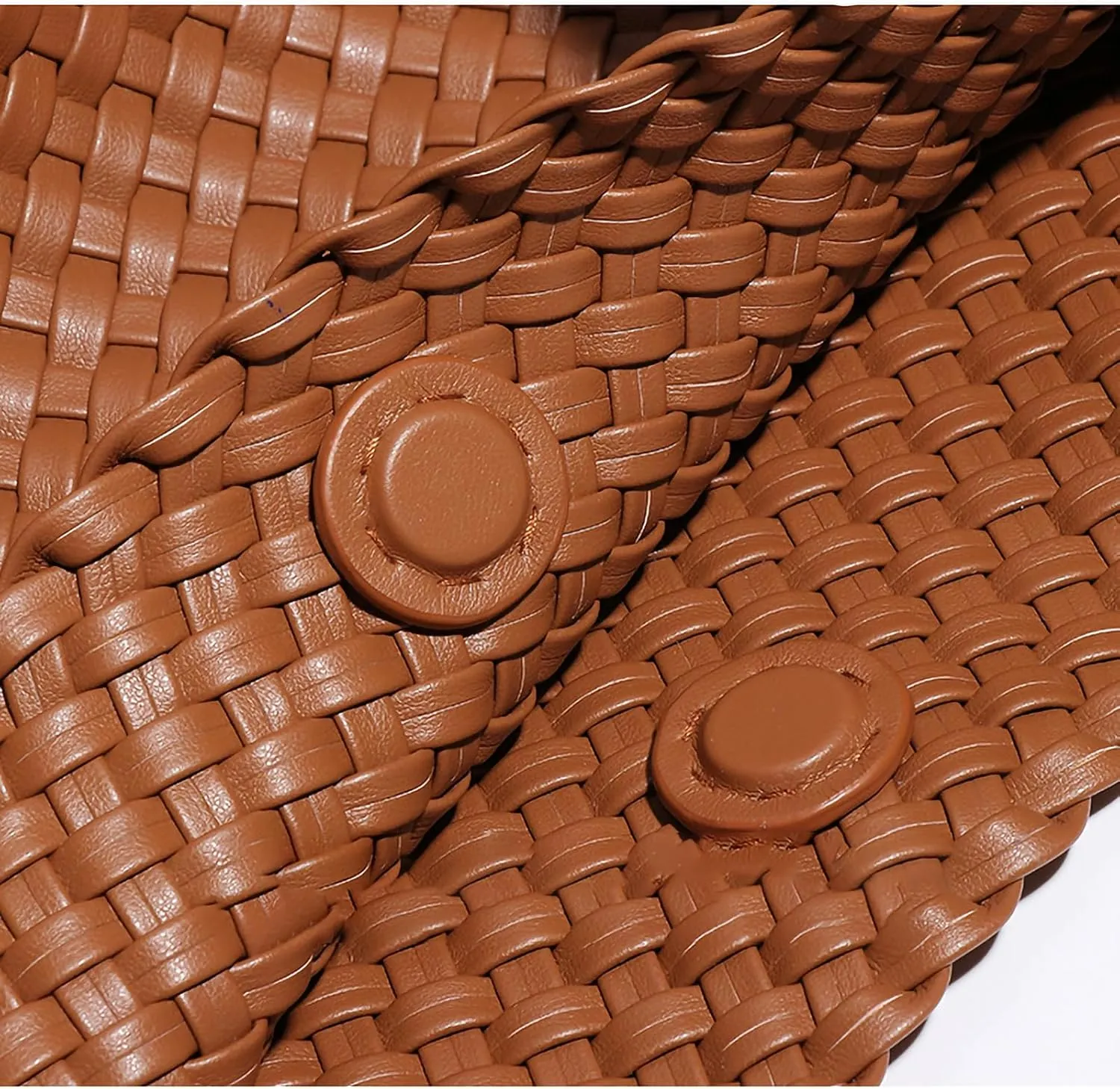 Luxury Woven Office Women's Handbag Large Capacity Vegan Tramp Handmade Leather Tote Bag Plaid Beach Vintage Crossbody Bag