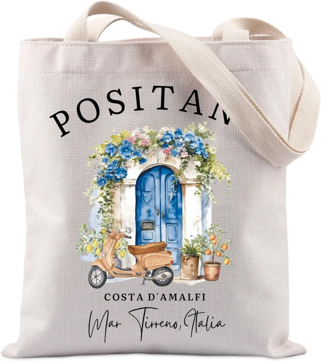 Lywjyb Birdgot Positano Italian Fresh Lemon Tote Bag Amalfi Coast Gift Italian Islands Gift Southern Italy Travel HandBag