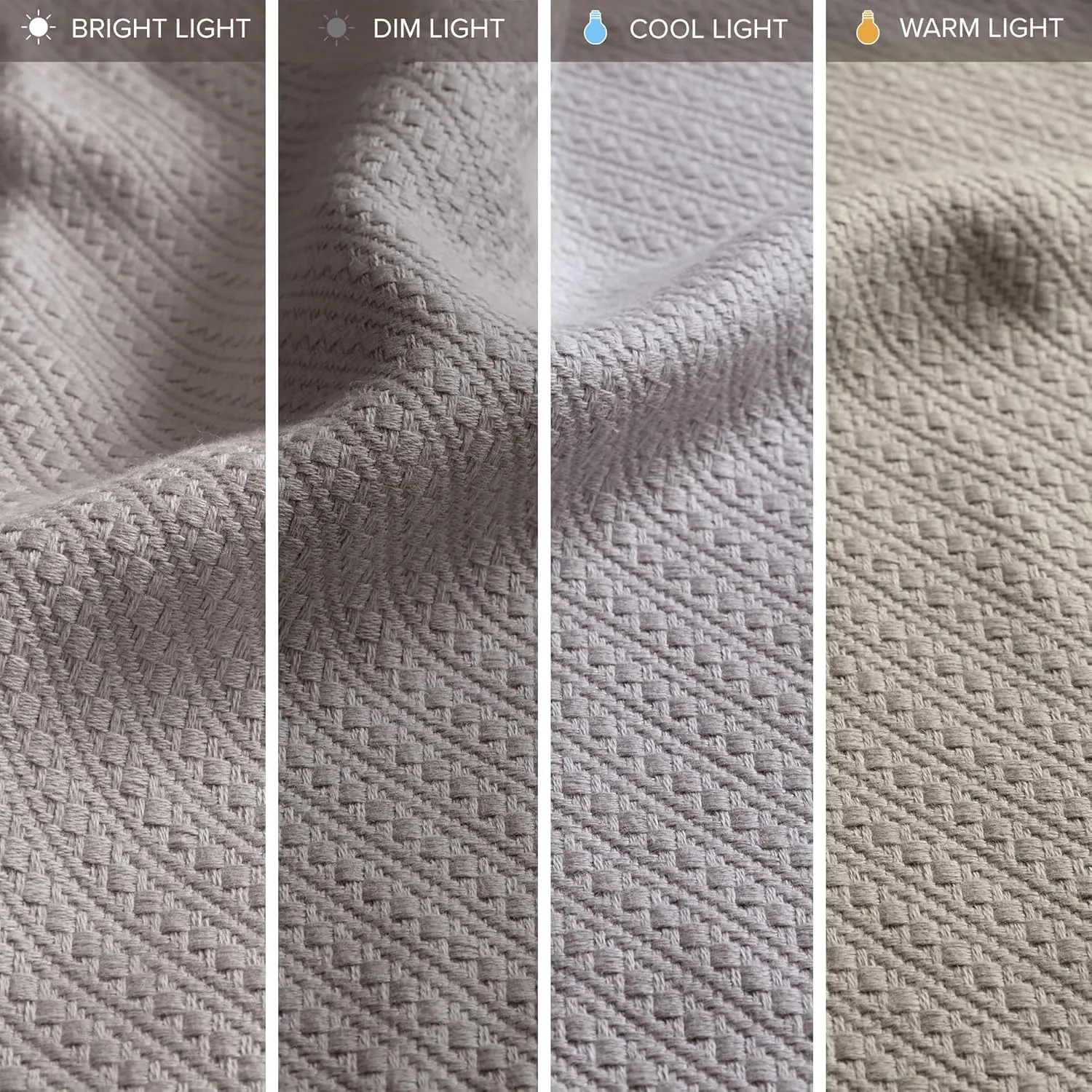 Madison Park Liquid Cotton Luxury Blanket Premium Soft Cozy 100% Ring Spun Cotton For Bed , Couch or Sofa, Twin, Gray