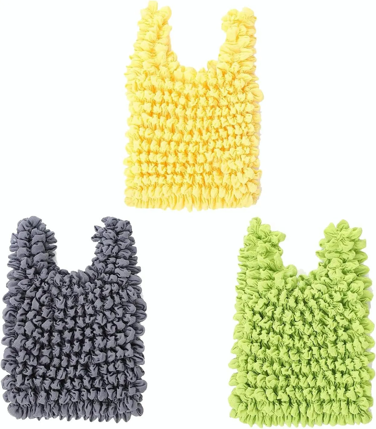 Magic Stretch Bag Pleated Bag, Expandable Shopping Bag, Reusable Foldable Tote Bag for Travel, Shopping