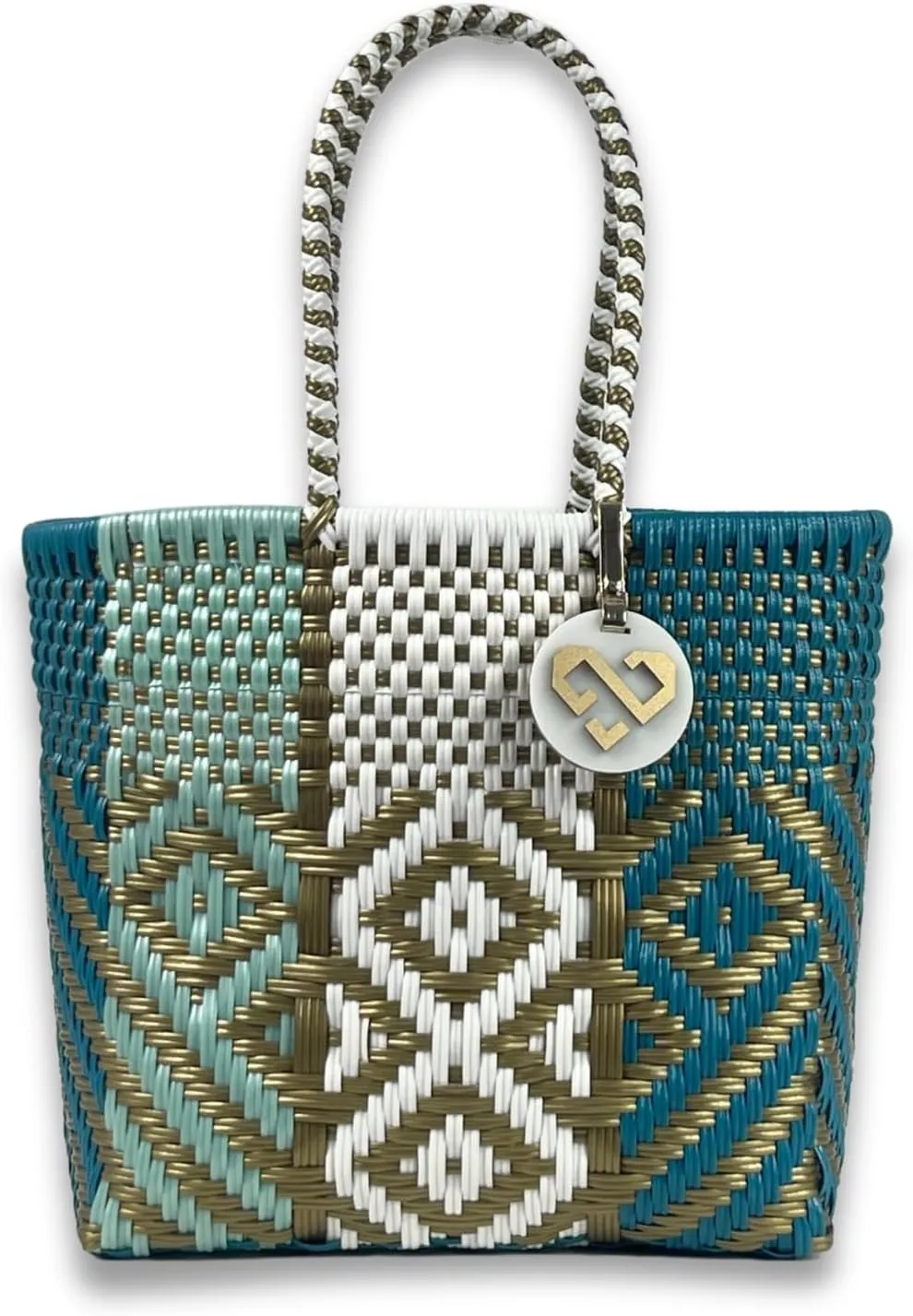 MARIA VICTORIA X-Small Mexican Tote - Waterproof Woven Beach Purse