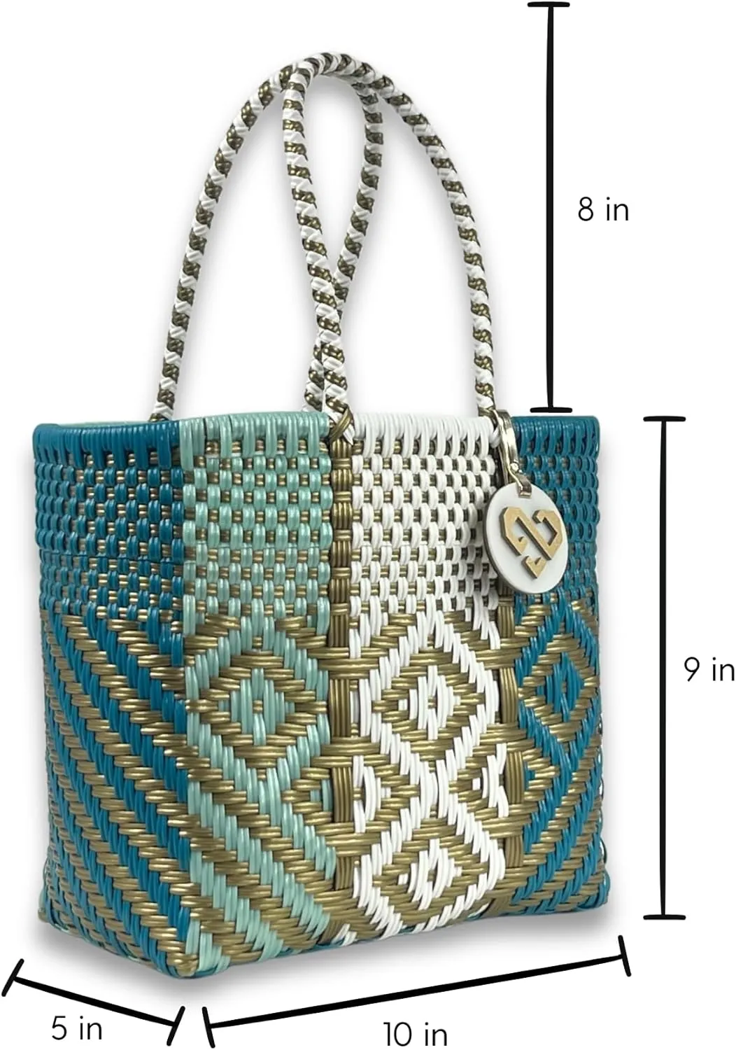 MARIA VICTORIA X-Small Mexican Tote - Waterproof Woven Beach Purse
