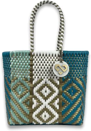 MARIA VICTORIA X-Small Mexican Tote - Waterproof Woven Beach Purse