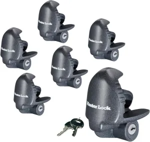 Master Lock - (6) Keyed Alike Universal Trailer Coupler Locks 379KA-6