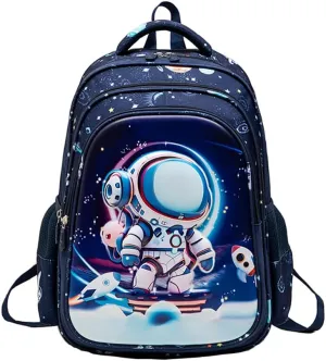 MATMO 3D Cute Print Kids School Backpack Book Bag for Primary School Boys Girls Student (Kids Backpack 4)