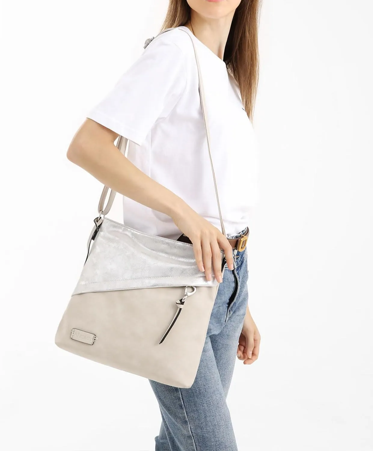 Medium Crossbody Bags for Women Trendy, Leather Cross Body Bag Purses and Travel Shoulder bag with Multi Pockets