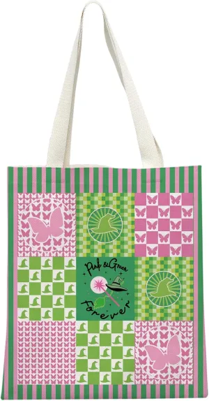 MEIKIUP Musical Lover Gift Witch The Musical Tote Bag Witch Friends Shoulder Bag Pink and Green Forever Handbag