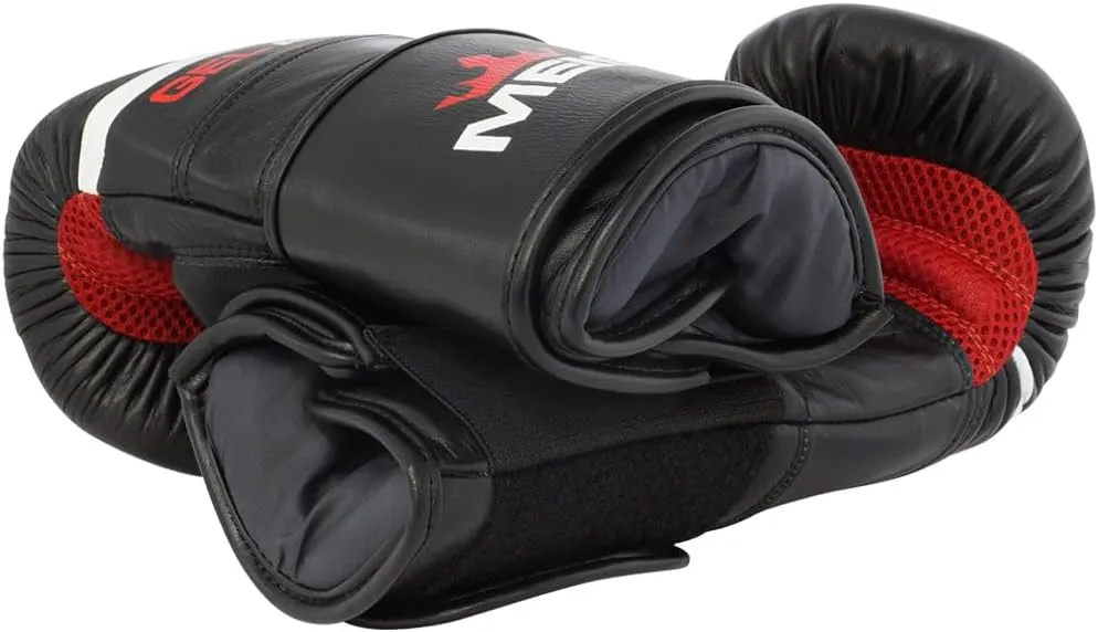Meister Gel Armor Full-Grain Cowhide Leather Bag Mitts w/Wrist Support (12oz - 16oz)