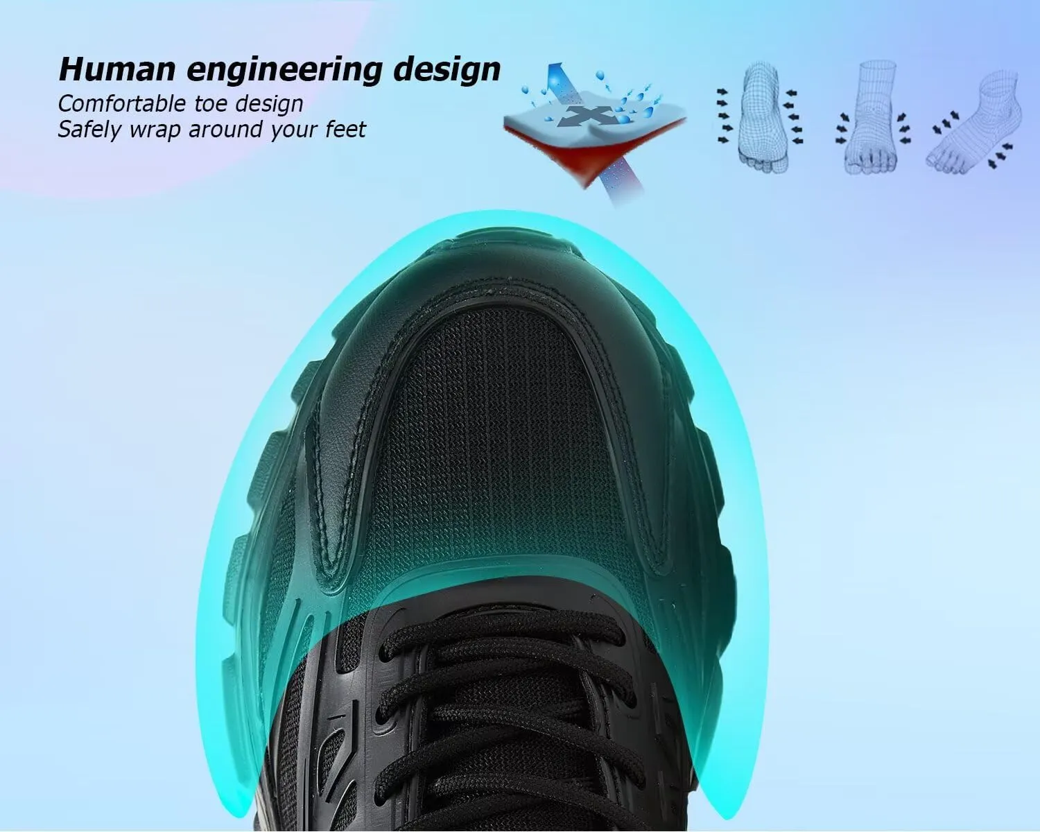 Men's Road-Running-Shoes Walking Shoes Fashion Athletic Sneakers Working Gym Comfort Lightweight Mesh Shoes.